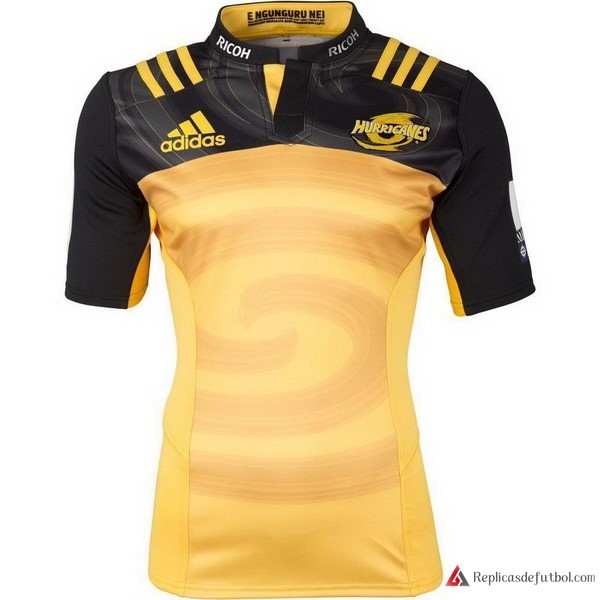 Camiseta Hurricanes Primera equipación 2017-2018 Amarillo Rugby